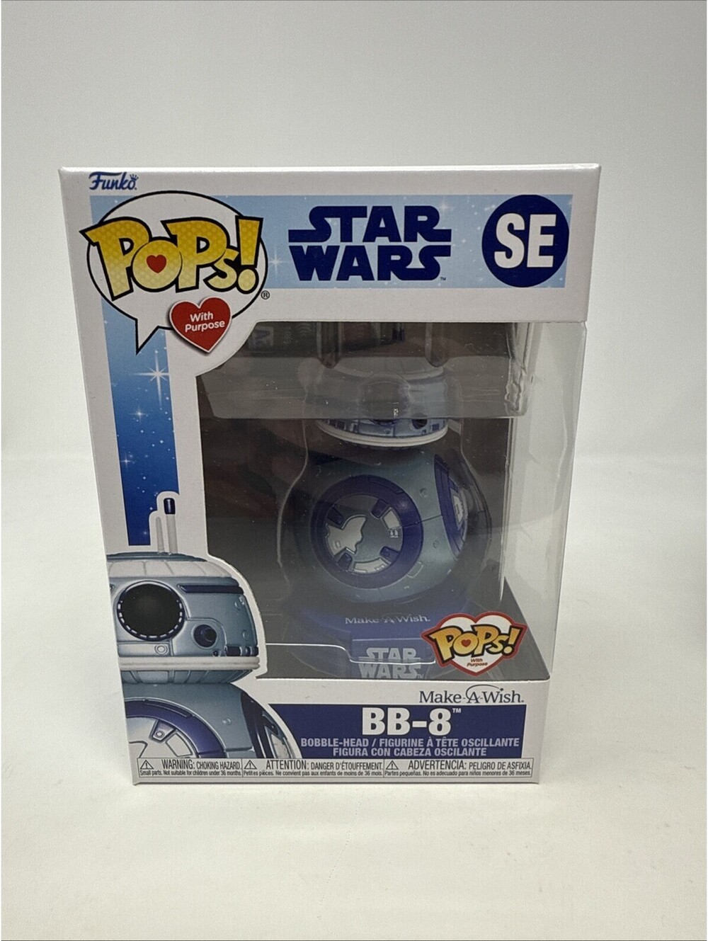 Funko POP! Disney Make a Wish BB-8 SE [Blue Metallic] Exclusive